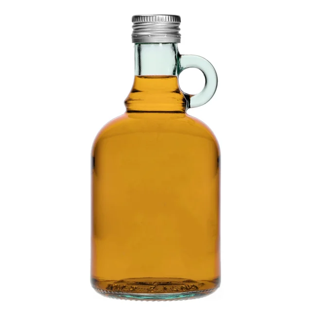 In Stock 500ml 16oz Round Moonshine Jug Bottles with Screw Cap