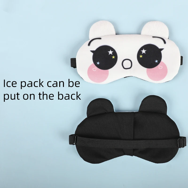 Custom Printed Cute Animal Sleeping Eye Mask with Moisturizing & Nourishing Features Personalized Logo