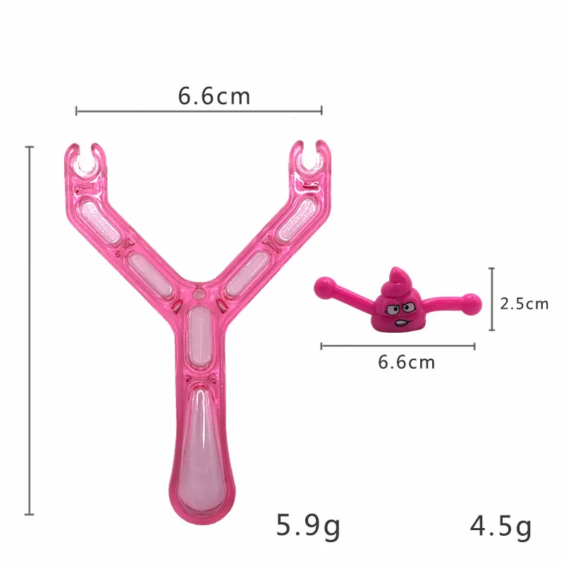 Decompression Colorful Sticky Poo Slingshot Toy Catapult Games Toys For Kids Gifts Decompression Sticky Poo Slingshot Toy