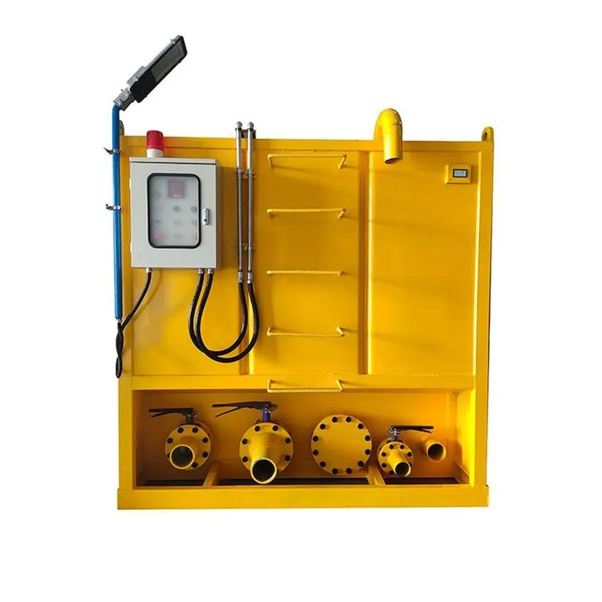  Оптовая продажа 7.5kw x 2 стальная решетка верхняя панель грязевой бак для строительных