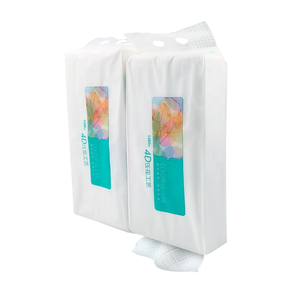 Eco-Friendly Wall-Mounted Facial Tissue with 100% Virgin Wooden Pulp Bottom-Loading Design for Enhanced Hygiene & Sustainability