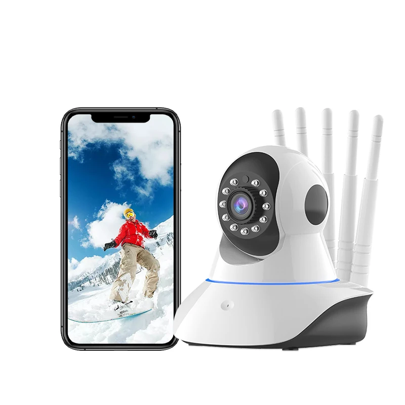 Ip-камера видеонаблюдения, 1080P HD, ночное видение, двусторонний голос, угол обзора 360 градусов, Wi-Fi, PTZ