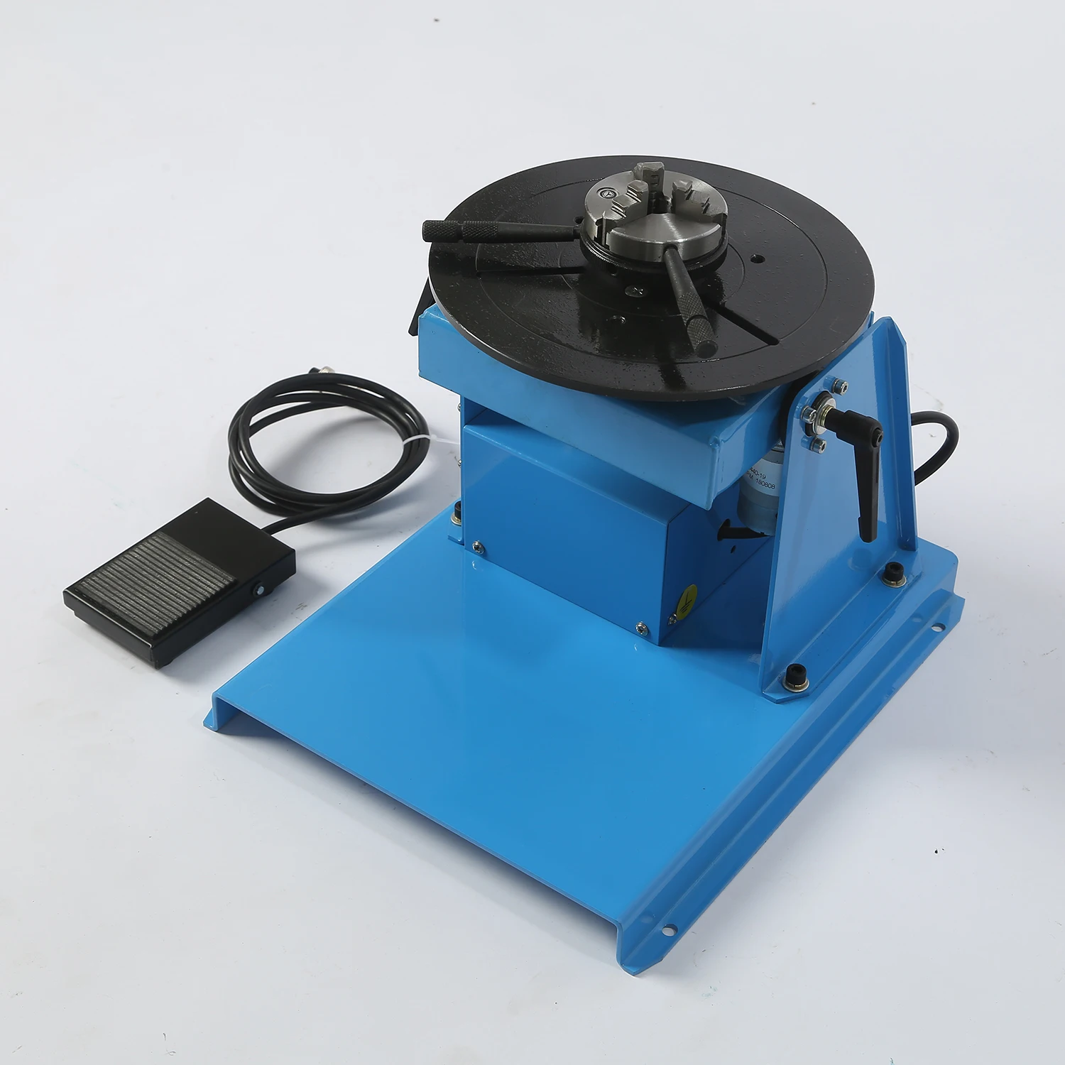 Welding pisotioner welding rotator HD-10 220V with K01-63 chuck cartridge welding turntable M14