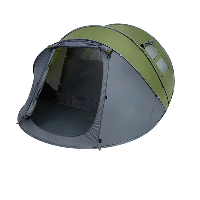 Outdoor goods spot OEM processing automatic tent new 3-4 people speed open throwing camping