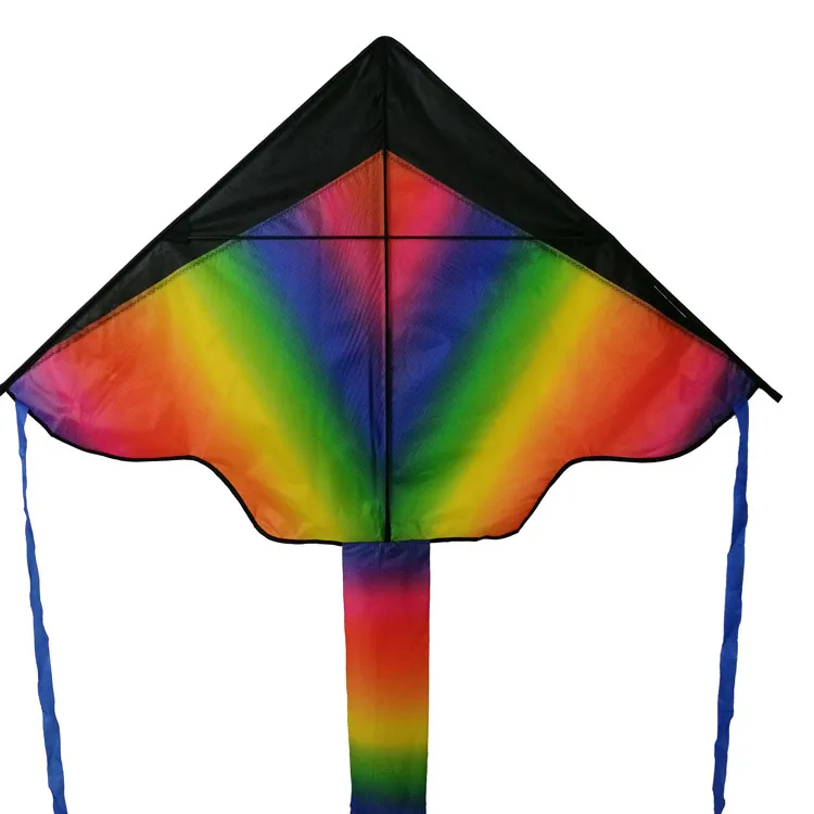 
Customized All Kinds Adult Child Ripstop Polyester Neon Delta Kite 