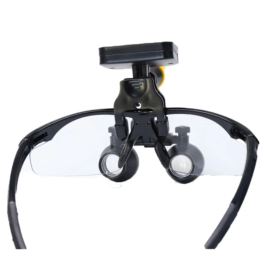 5w Wireless 4 models brightness Dental headlamp + 3.5x dental loupes ENT Surgery Dentist tools Metal frame High Intensity Oral