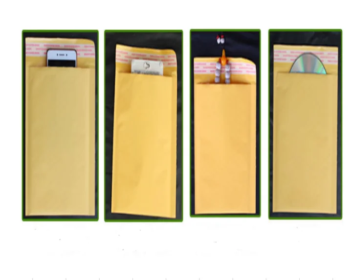 Customized  Brown Strong Adhesive Air Bags Packing Mailing biodegradable Bubble Padded Envelopes Bags