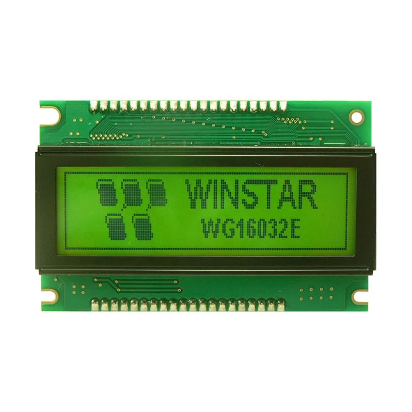 16032 LCD Factory outlet  Winstar WG16032E 5V 2.87 inch Graphic LCD Display Module LED Backlight 160x32