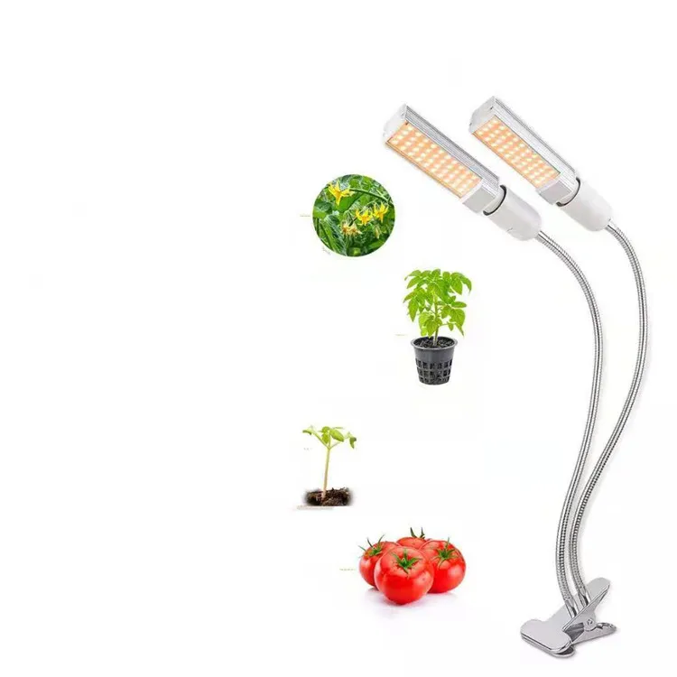 Three heads and three tubes LED plant growth light