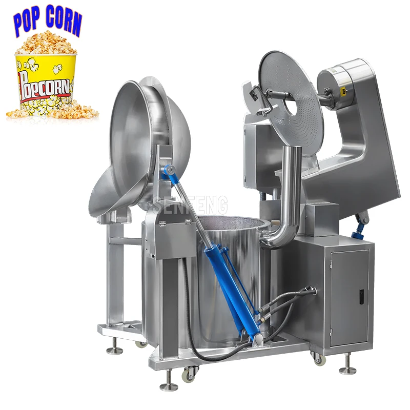 
Large type commercial automatic gas operated flavored popcorn machine 