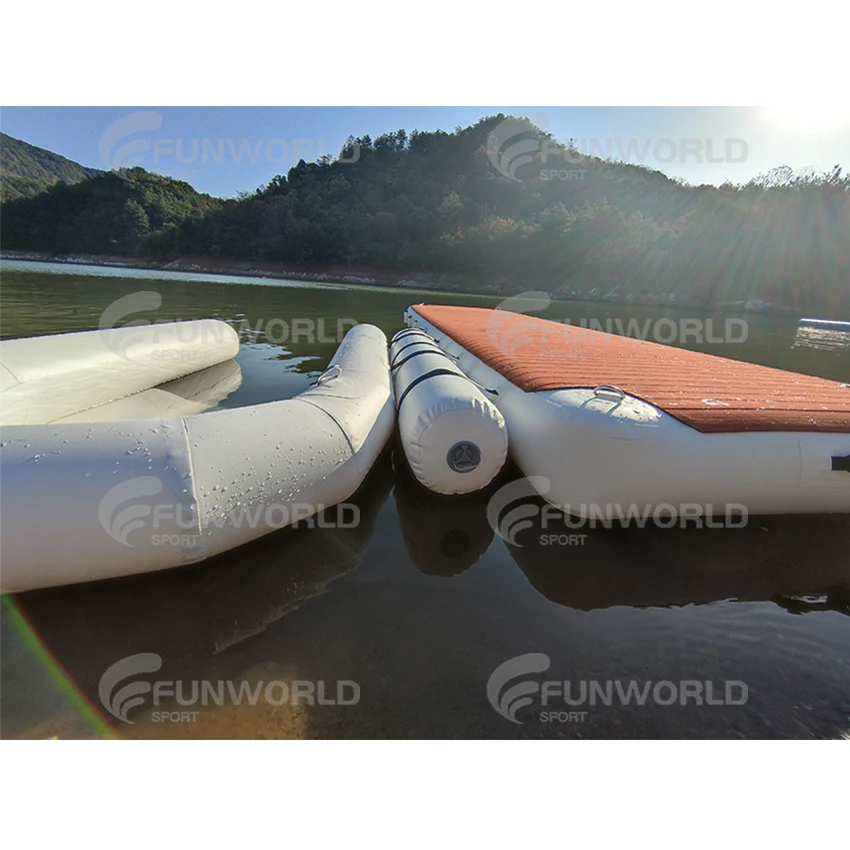 Factory direct OEM/ODM Design Leisure Drop Stitch Inflatable Floating Air Dock