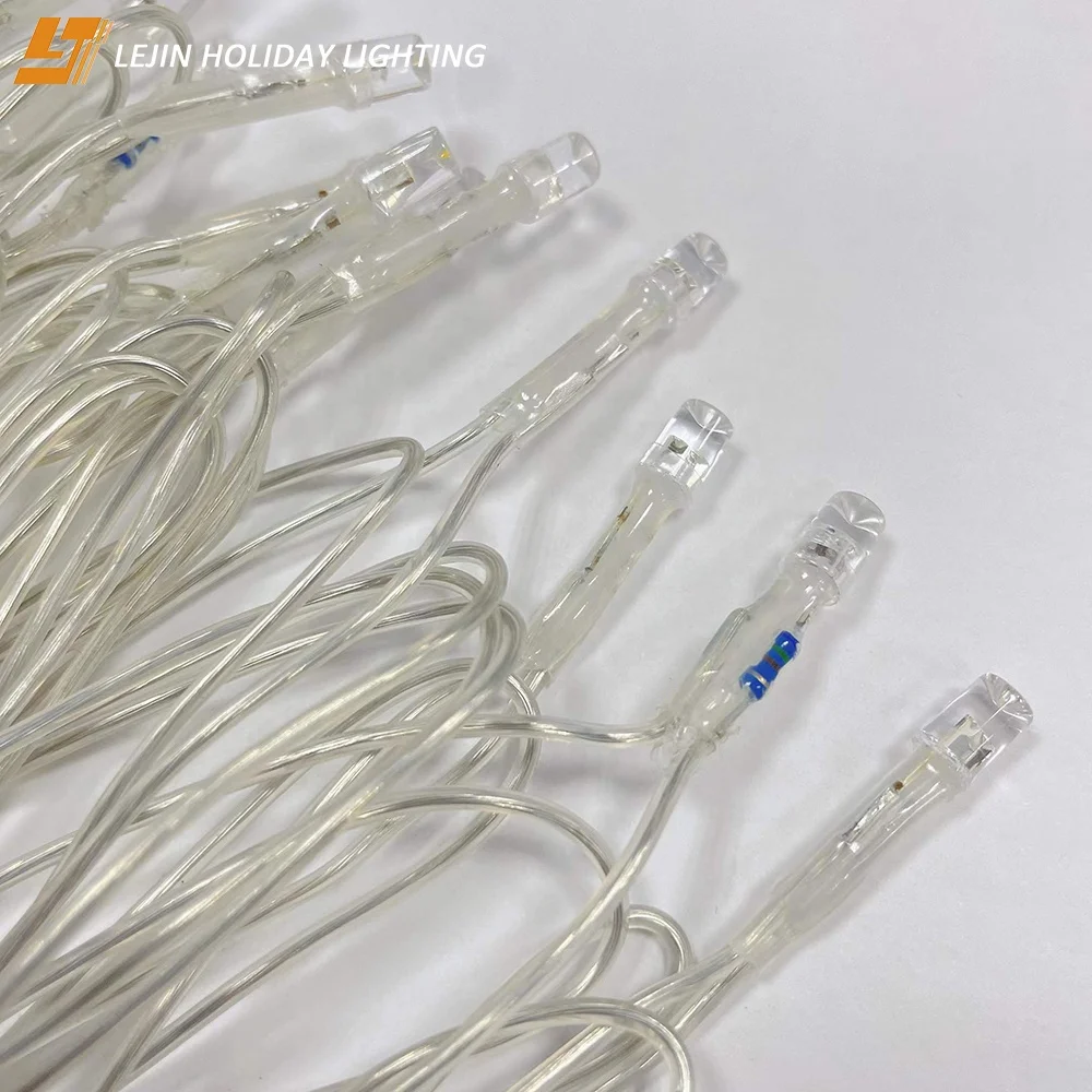 leds two colors twinkle outdoor Christmas lights string for street tree decoration Christmas decorations