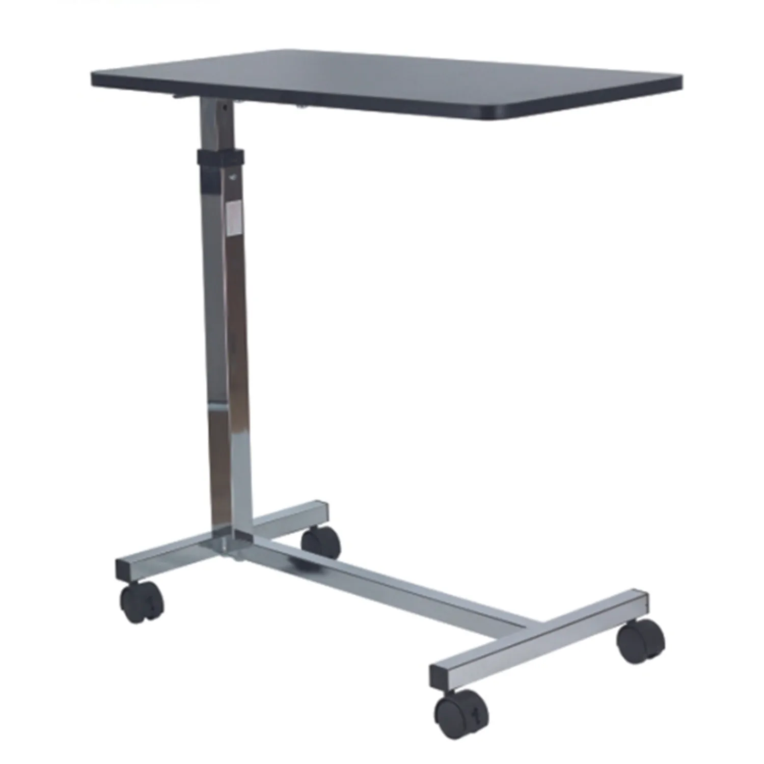 Portable hospital overbed table for dining Height adjustable medical cardiac over bed table