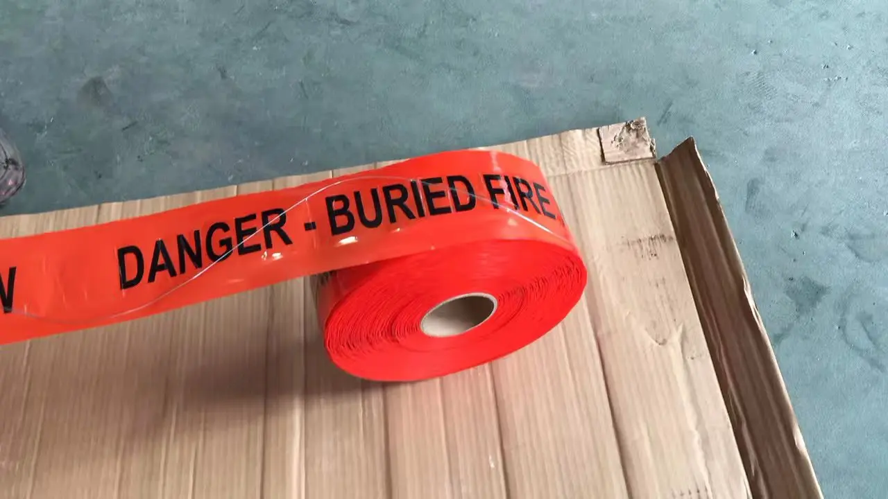 Подземная детекторная предупреждающая лента, Проволочная лента из нержавеющей стали