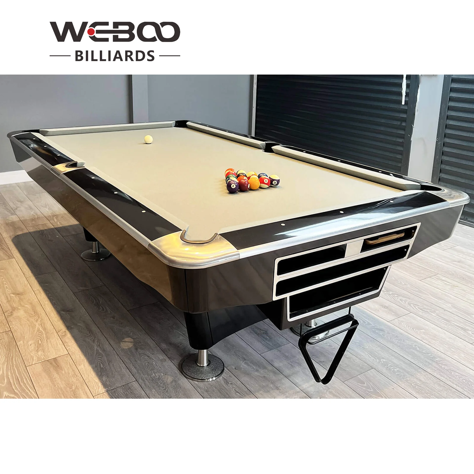 Professional Cheap Guangzhou Manufacturer Modern indoor Rubber Cushion Rail Pool Table Billiard 9ft