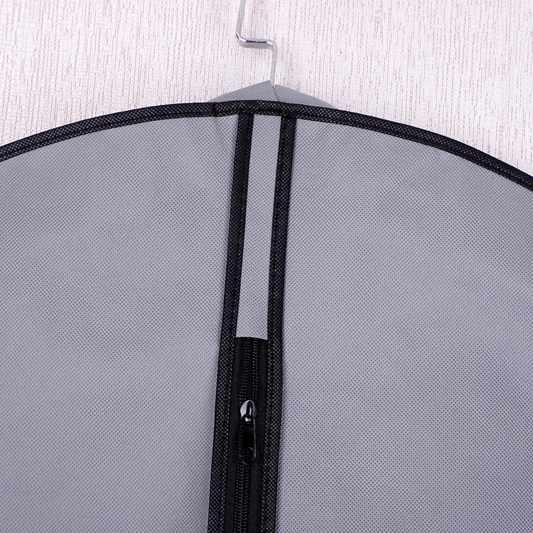 Non-woven Suit Bag Portable Dust Clothing Cover for Dress Coat Suit Garment Covers Wardrobe Hanging Customized Garment Bag