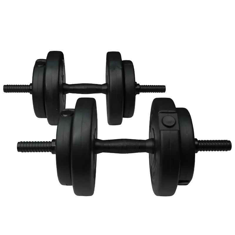 Wholesale Custom Logo 10-40KG Adjustable Dumbbell Set Unisex Fitness Equipment with Plastic Cement Dumbbell