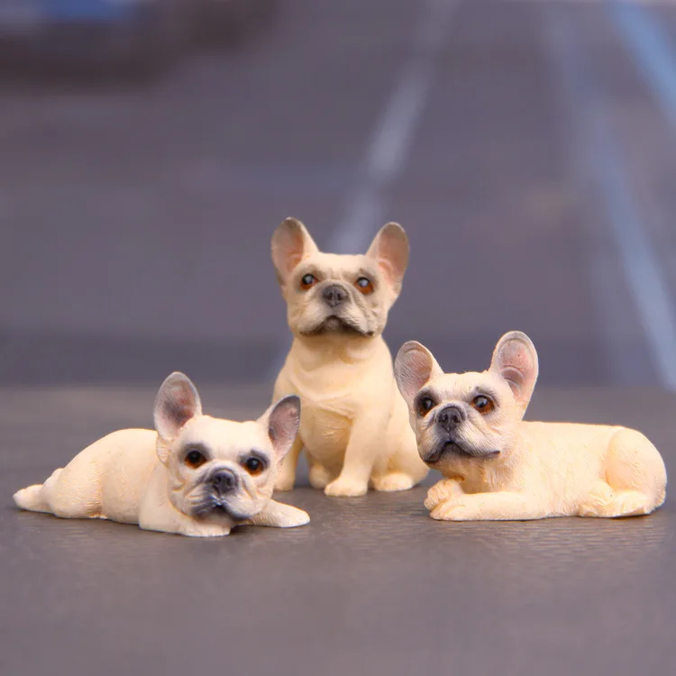 Outdoor garden dog sculpture life size realistic resin dog statues