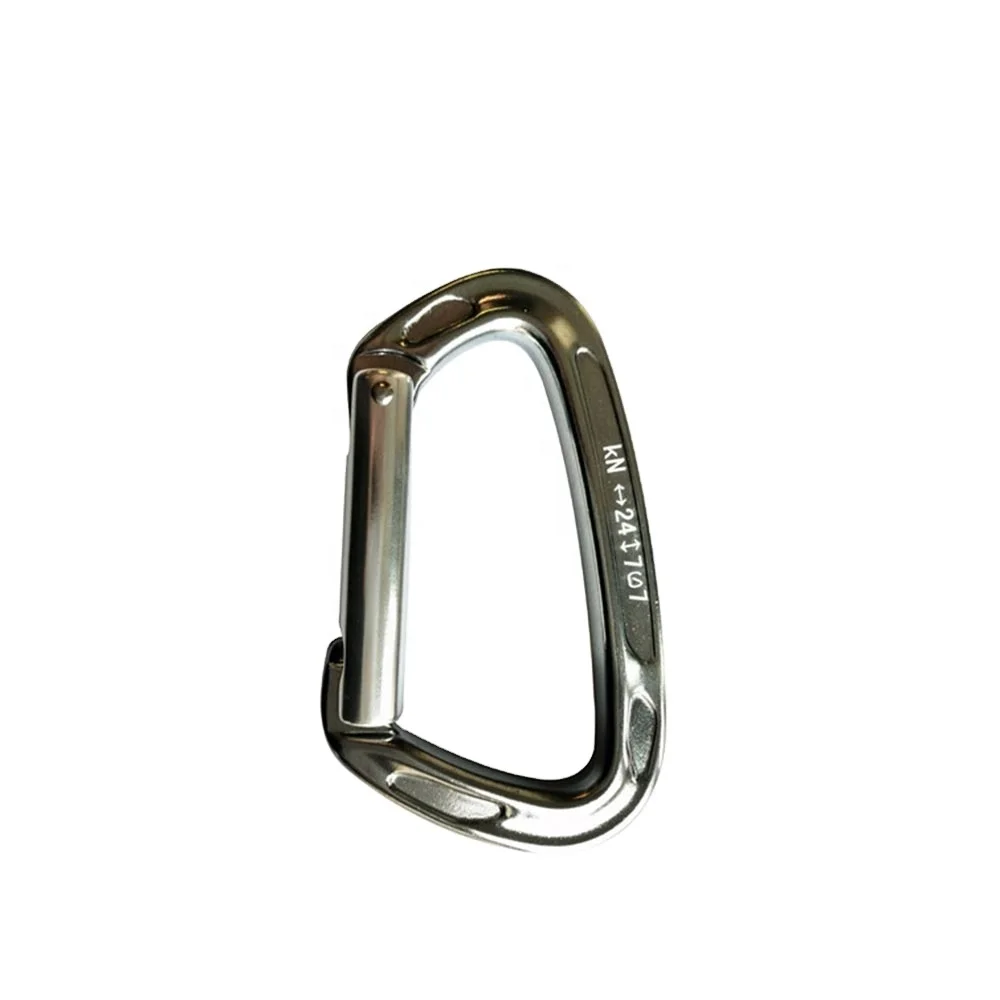Aluminum Carabiner-Straight Gate Climbing Snap Bag Hook