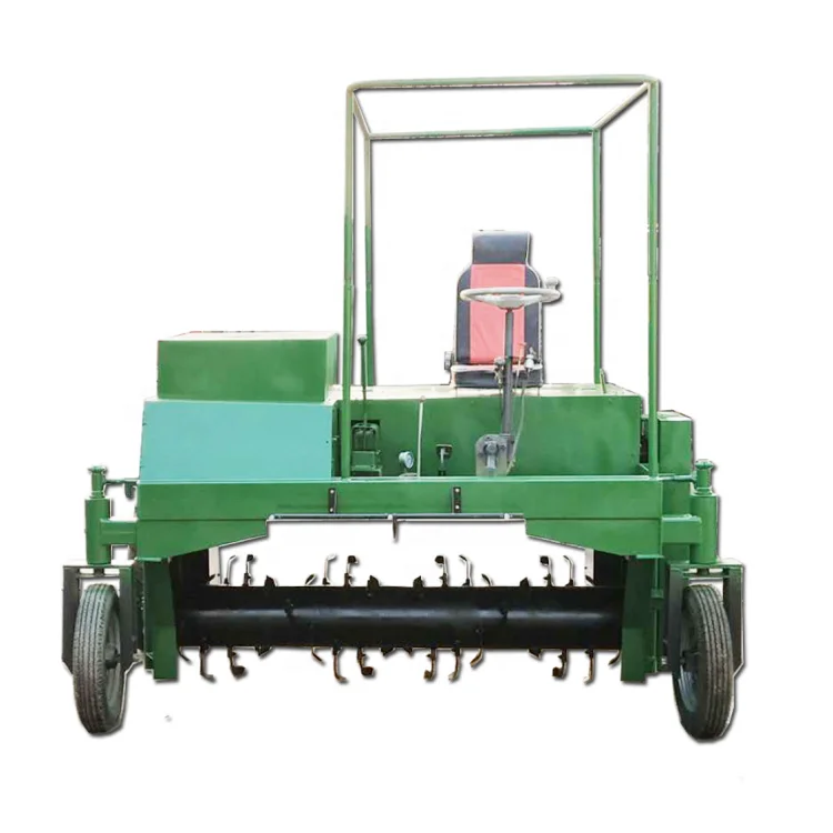 Commercial Automatic Composting Animal Manure Mixier Fertilizer Compost Turner Making Machine
