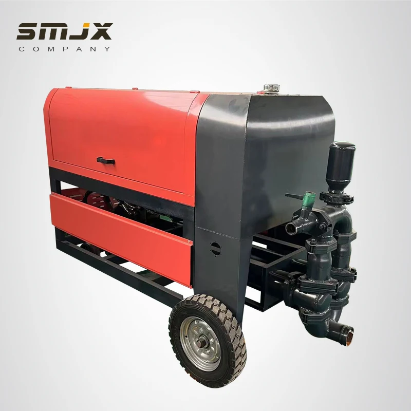 SM-40 Easy Operate Concrete Pump 45KW Electric Diesel Concrete Pumping Cement Mixer Conveying Pump