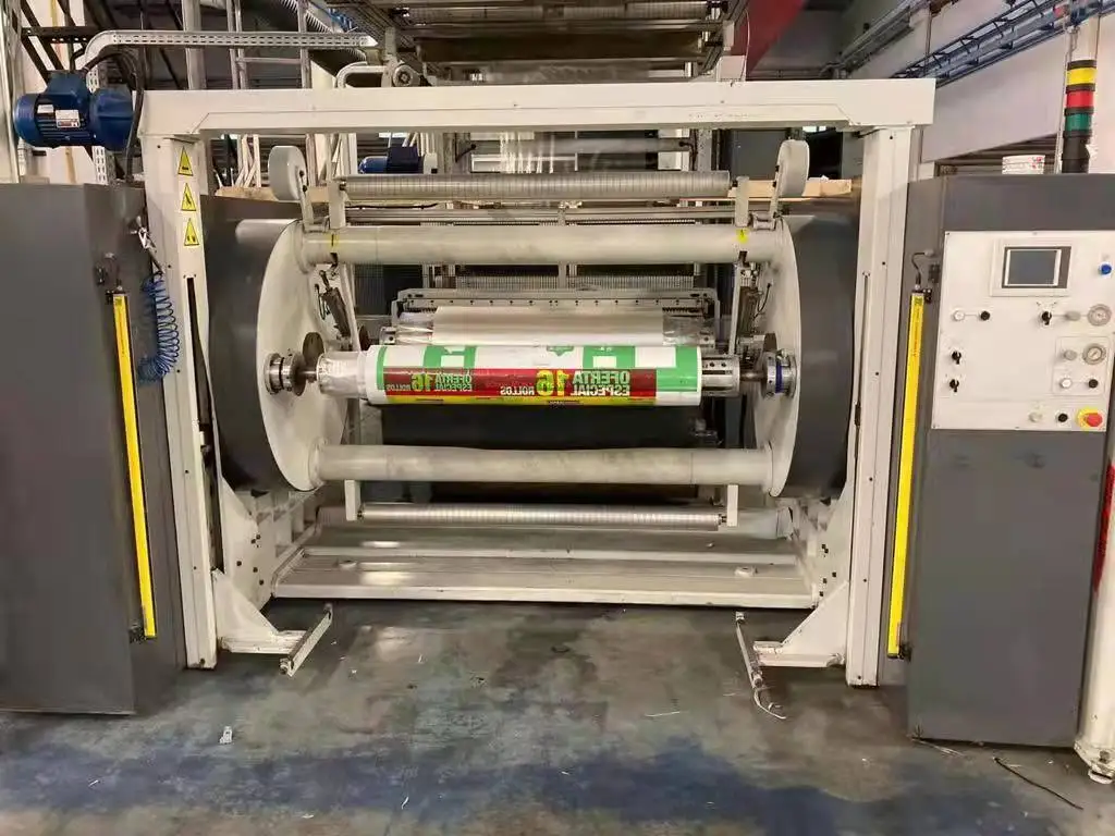 Used Euro made 6 Color PP PE Film Plastic Bag Flexo Printing Machine Price