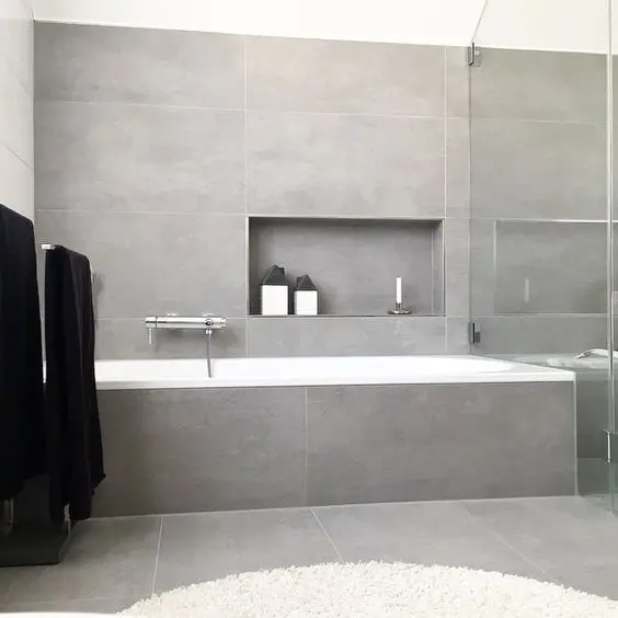 Bath surrounding to be tiled XPS bathroom installation