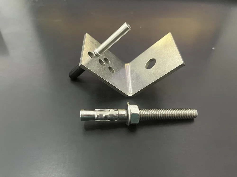 SUS316 SUS304 stainless steel stone anchor  Used for curtain wall support  build houses