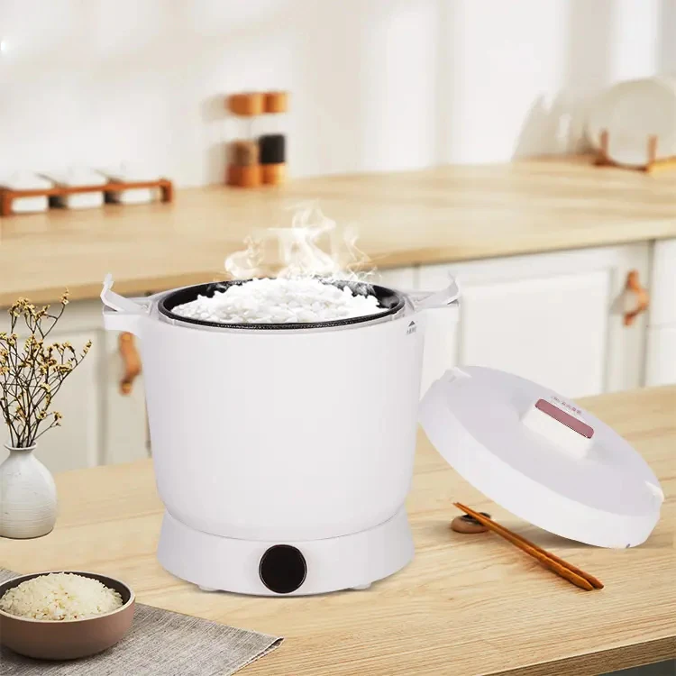 OEM Portable 2L electric cooking pot Smart Mini Multifunctional Rice Cooker Household Electric Home 2 IN ONE Boiling Congee pot