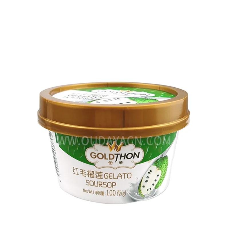 Eco friendly Nice quality OEM ice cream containers disposable plastic ice cream cup with LOGO IML