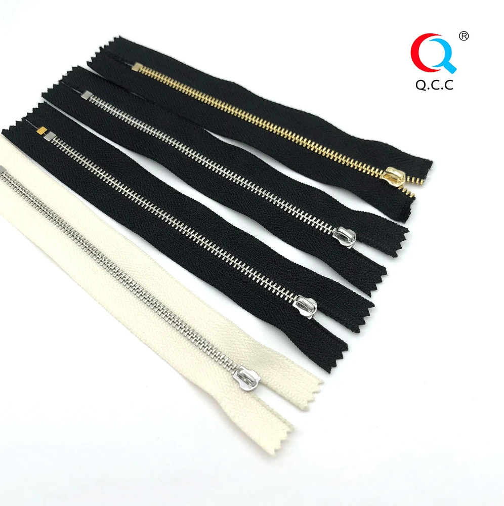 zipper Metal pvc zipper bag