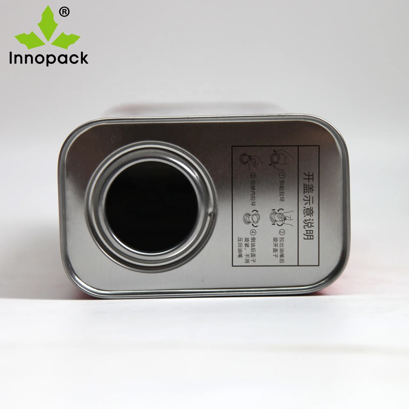 Factory Price Empty 1L Olive Oil Cooking Oil Packaging Tin Square Metal Can