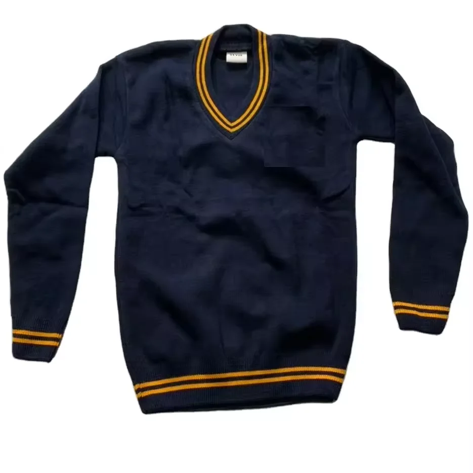 Высококачественный пуловер с V-образным вырезом