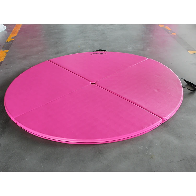Роскошный модный розовый водонепроницаемый удобный нескользящий танцевальный коврик из ПВХ для детей