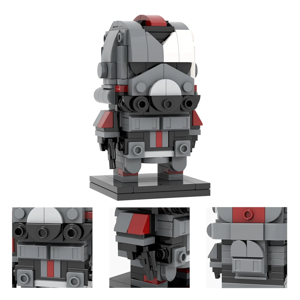 MOC2262-2270 имперский Штурмовик Вулф пять командиров Cody Tech эхо-вредитель перекрестные космические войны головные блоки детские игрушки