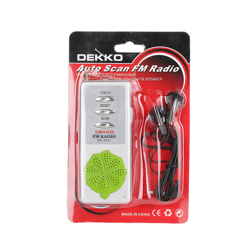 Portable FM Radio FM 88-108 auto scan Mini pocket radio Built-in Speaker