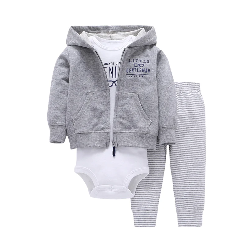 
Wholesale Newborn Baby Boys Clothes Long Sleeve Bodysuit Baby Romper Jumpsuit 
