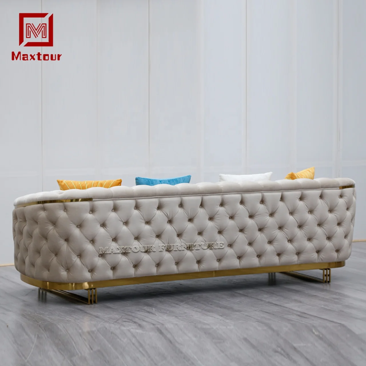 Modern Romantic Loveseat Wedding Decor Sofa For Living Room Events Party Velvet Sofa Chair