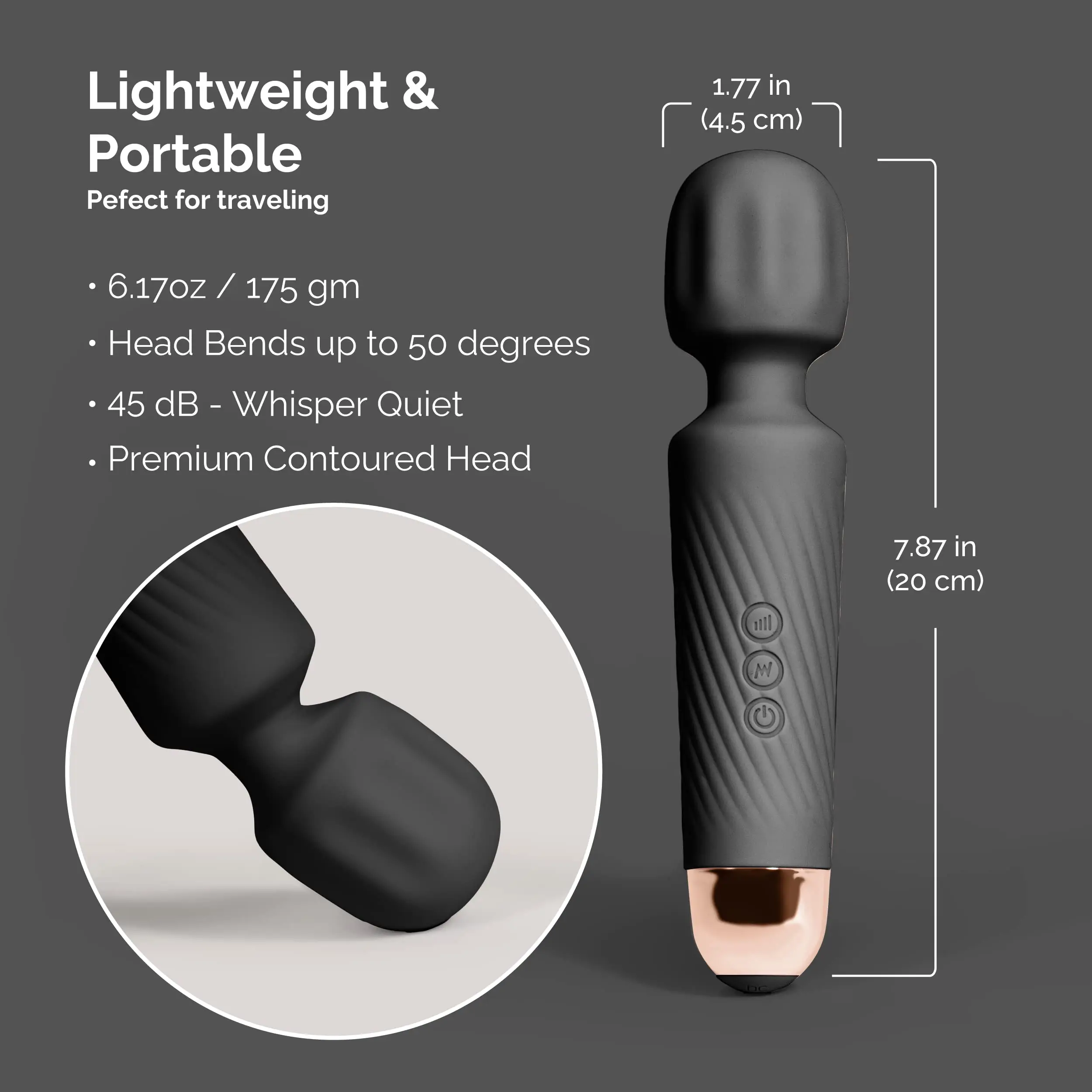 Rechargeable Battery Vibrator Sex Toys Personal Wand Massager Adult Vibrator For Women