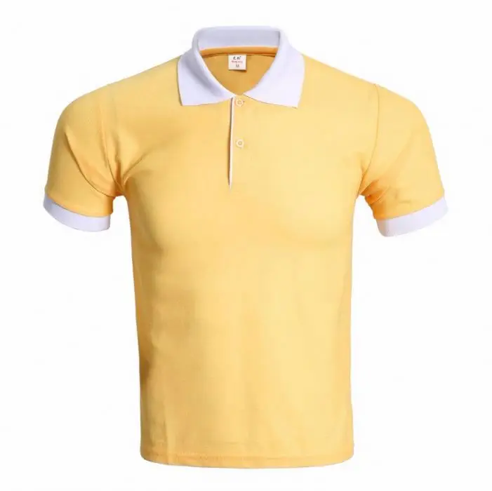 
Custom Logo Printed Promotional golf tennis Polo T Shirt Men 100% Cotton plain blank Ringer Tee 