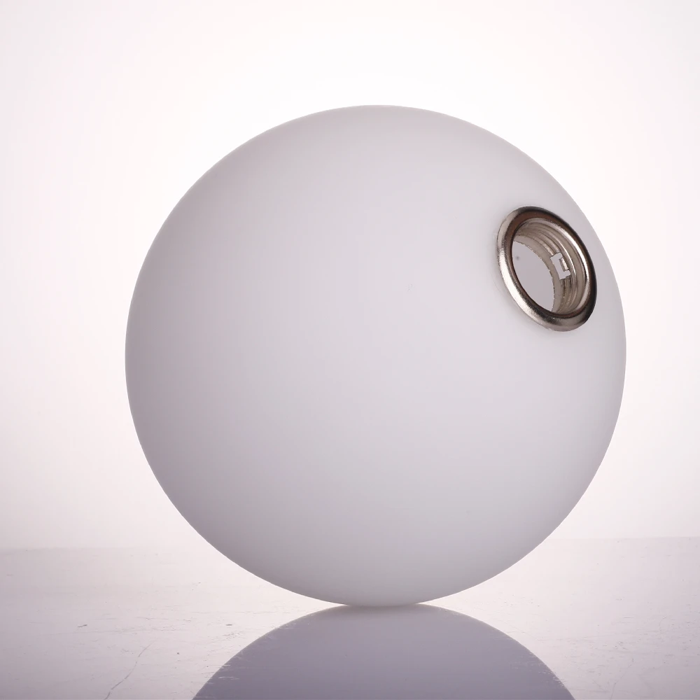 Hot Sale Customized Hand Blown Acid Frosted Opal White Glass Lamp Shade for Lighting Fixture With G9