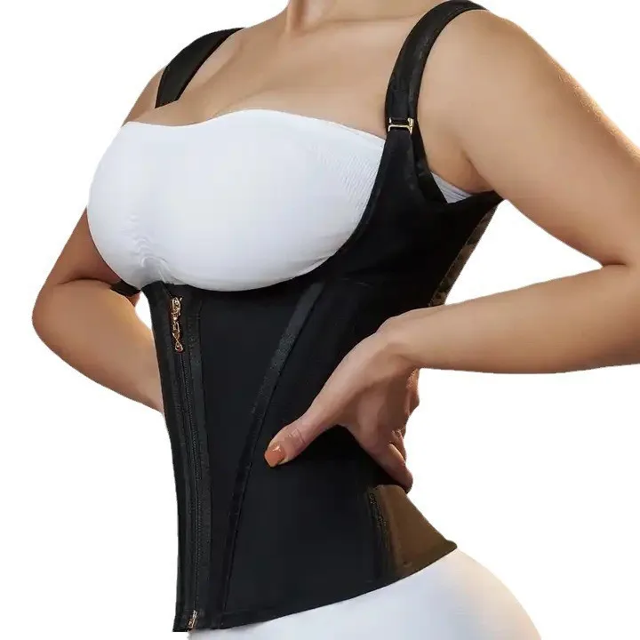 New Design Fitness Abdomen Slimming Body Shaper for women Double Compression Waist Trainer Corset girdles fajas colombianas