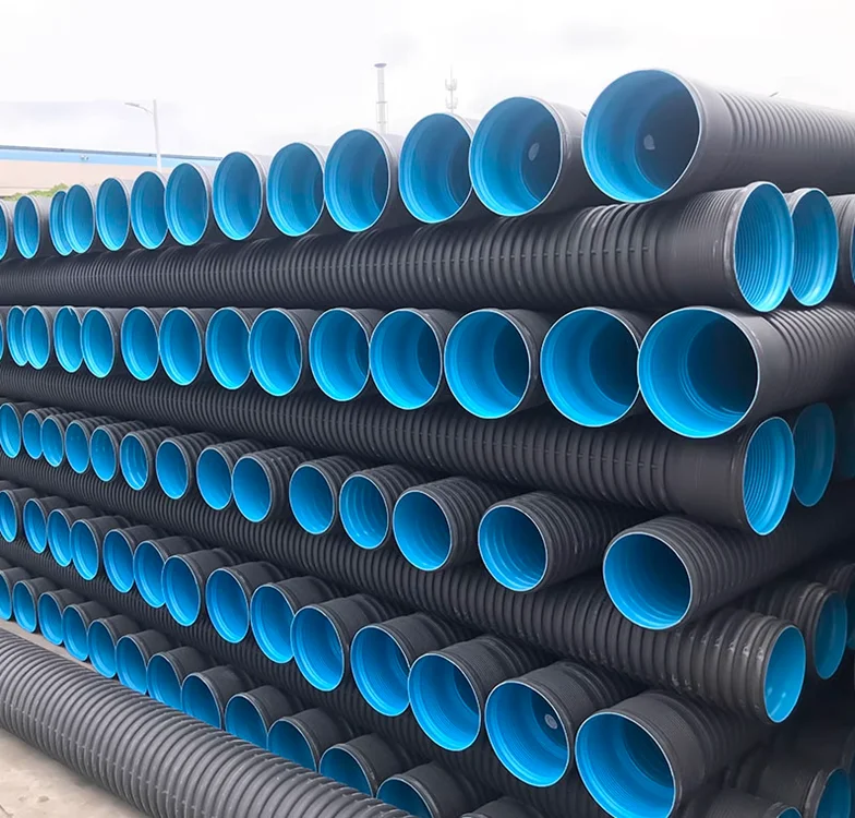 48 culvert pipe HDPE double wall corrugated pipe