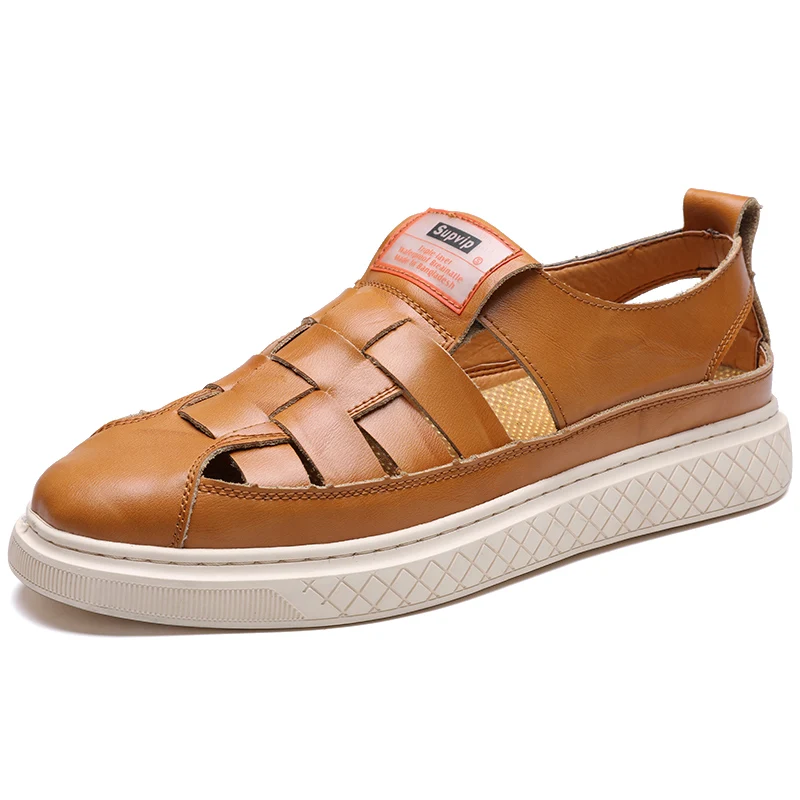 Summer hot sale New men breathable hole shoes board shoes