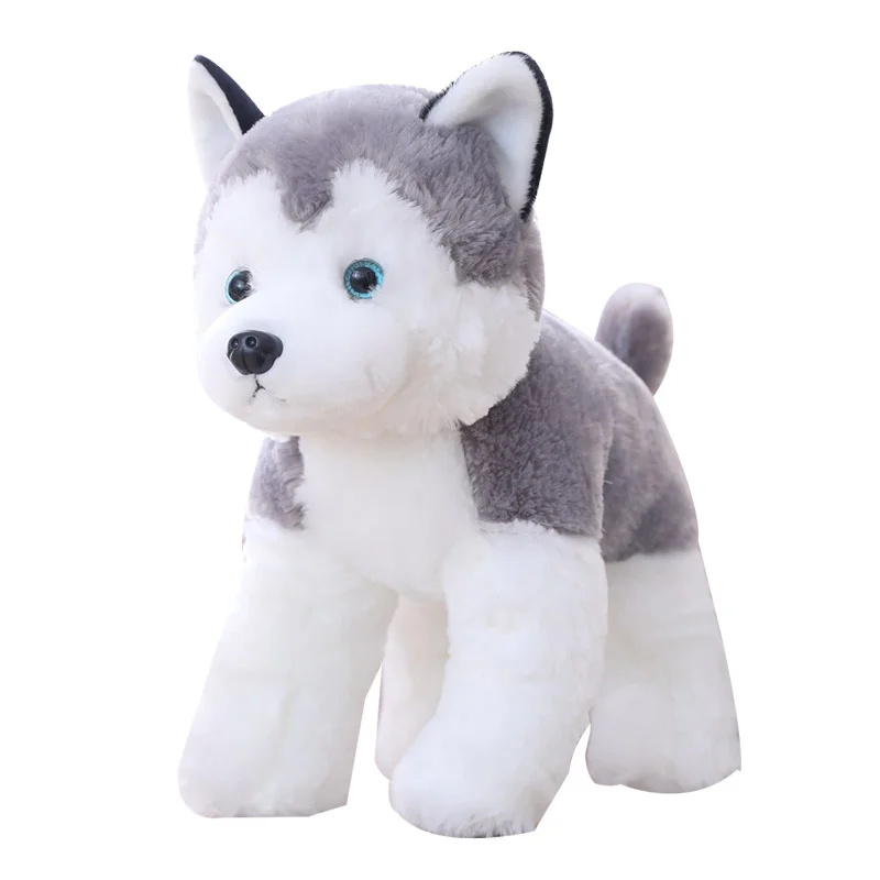 cute stuffed animal custom stuffed plush toy soft realistic husky plush dog