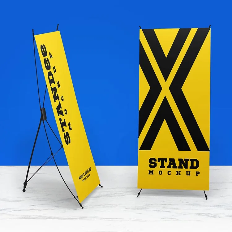 Wholesale Factory Price Portable Excellent Quality Custom Size Stand X Banner Stand For Exhibition x stand display banner