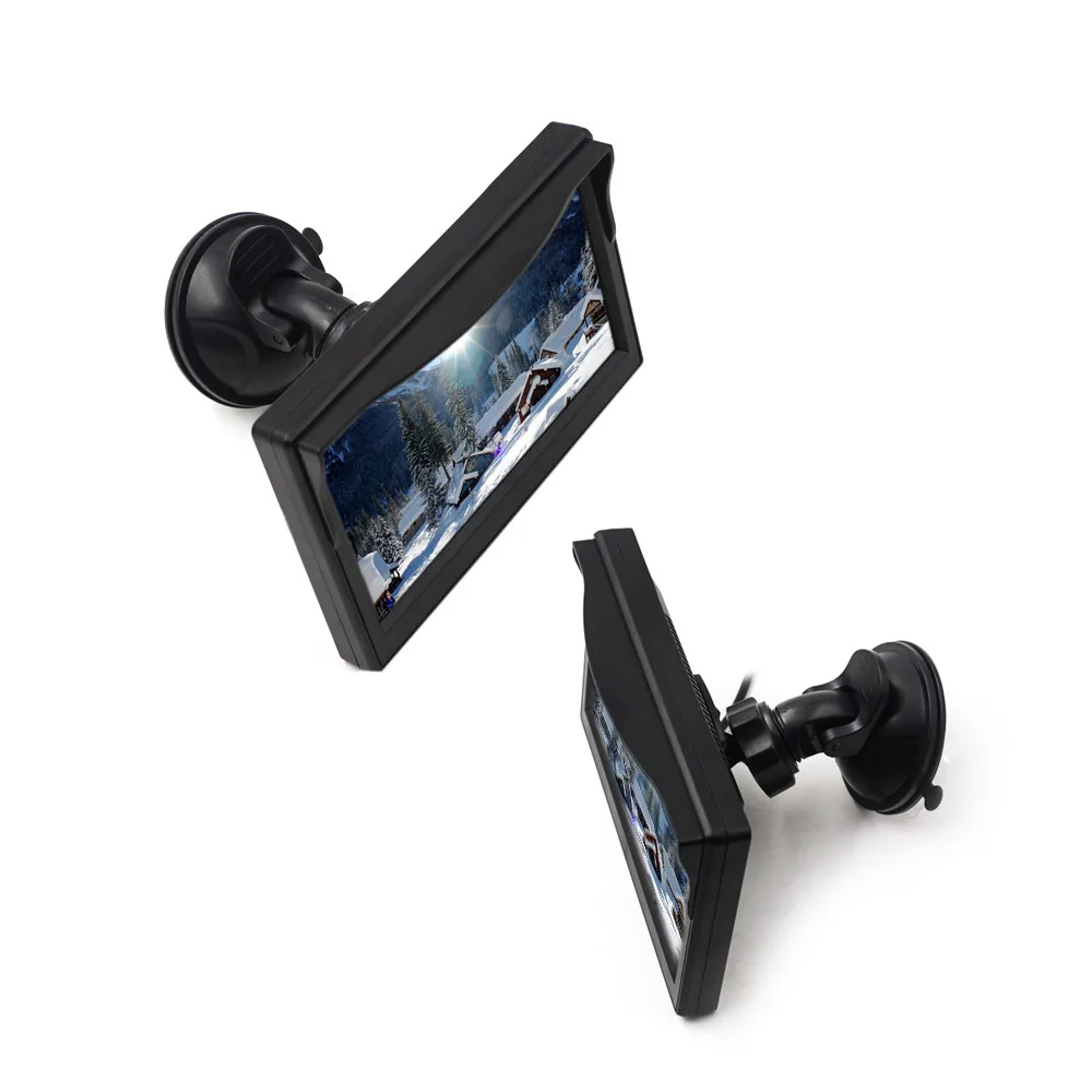 5inch TFT lcd stand alone monitor with sucker mount bracket