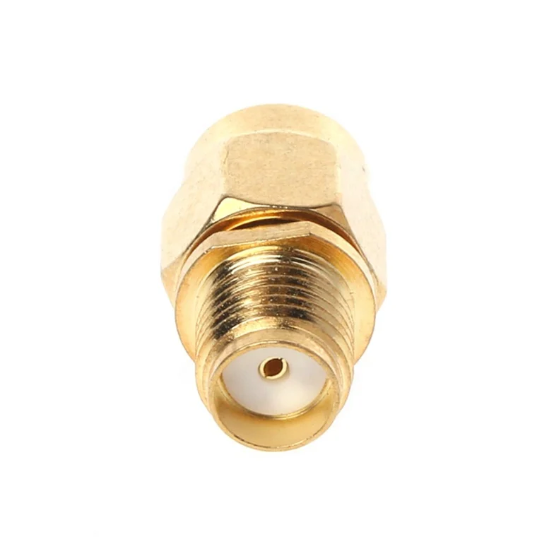 RF SMA-адаптер SMA-гнездо RP SMA-штекер разъем адаптер позолоченный прямой коаксиальный