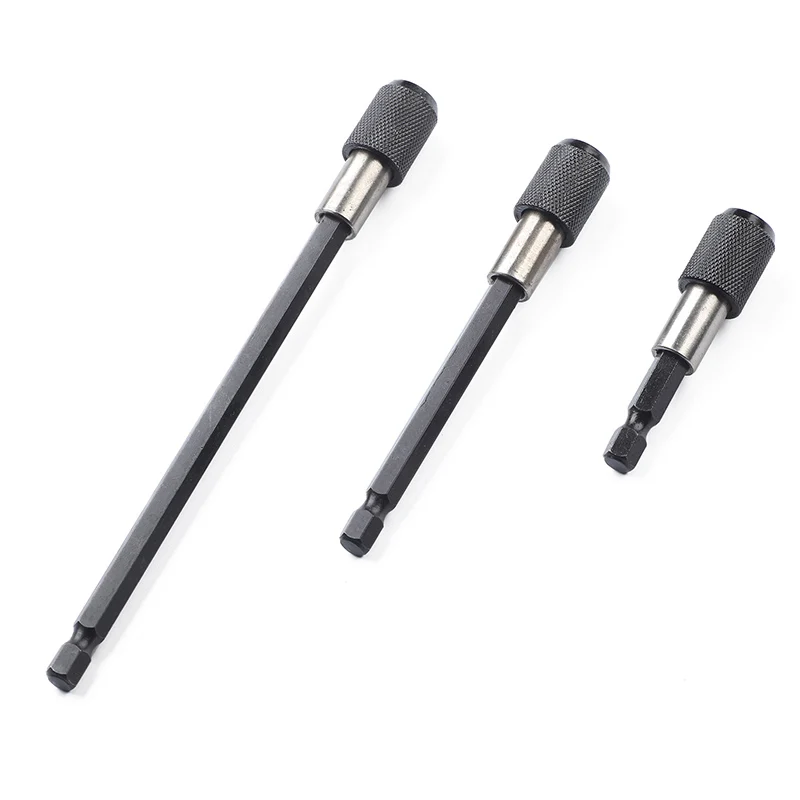 Impact Drive Shank Chuck Quick Connect Adapter 3PCS 60-100-150mm