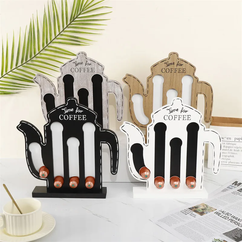 Pot-shaped small coffee capsule storage home coffee shop desktop ornaments coffee capsule holder